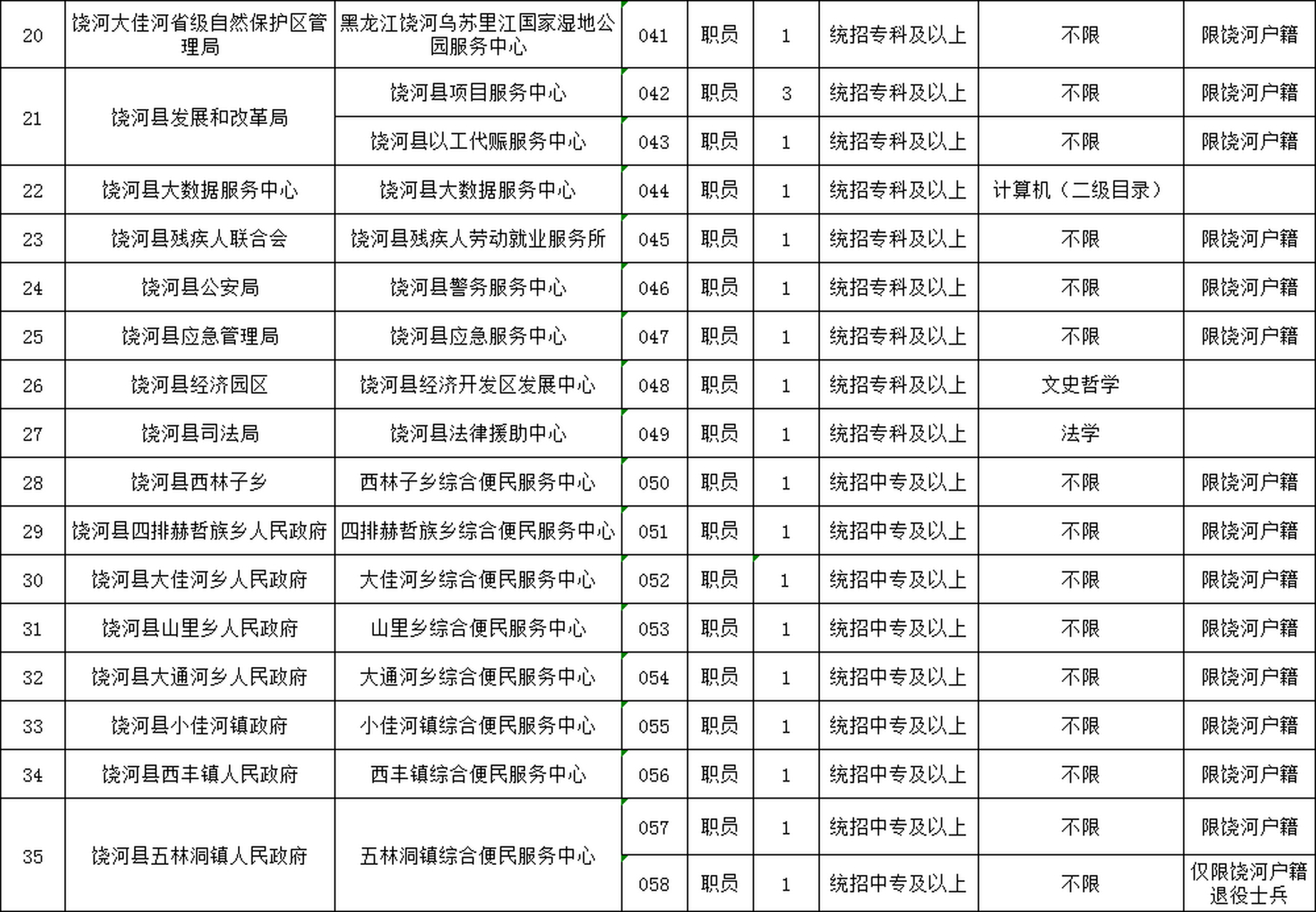 四会市数据和政务服务局招聘公告解析