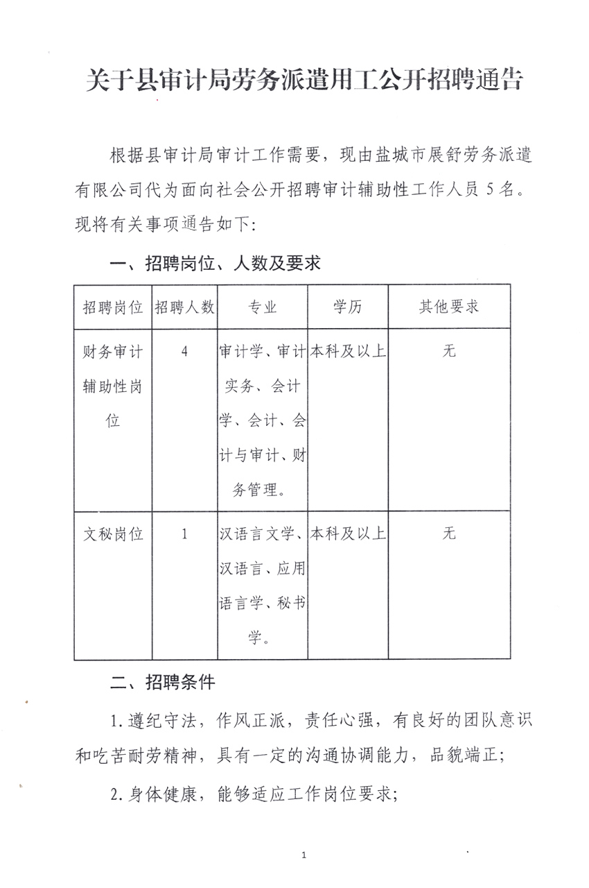 沁水县审计局最新招聘公告详解